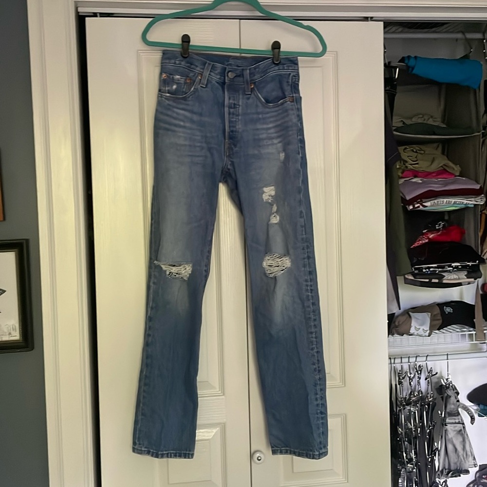Light Blue Rip Jeans